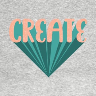 Create 3D lettering font T-Shirt